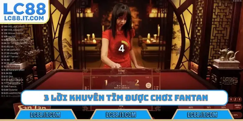 3 lời khuyên tìm được cách chơi Fantan luôn thắng